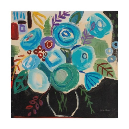 Trademark Fine Art Farida Zaman 'Bold Blue' Canvas Art, 24x24 WAP04739-C2424GG